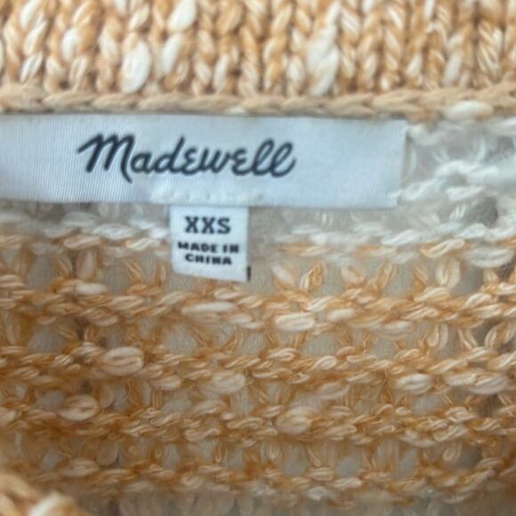 MADEWELL BAEZ KNITTED PULLOVER STRIPED LONG SLEEVE SWEATER SIZE‎ XXS - Picture 2 of 8